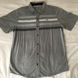Travis Mathew Large Golf Polo Button Down Shirt